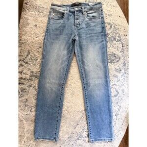 Liverpool Women's Blue Denim Jeans 2/26 Relaxed Straight Stretch